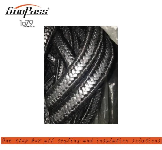 Pure Flexible Graphite Braided Packing with High Temperature High Voltage Carbon Fiber at Corner for The Chemical Industry for Pumps