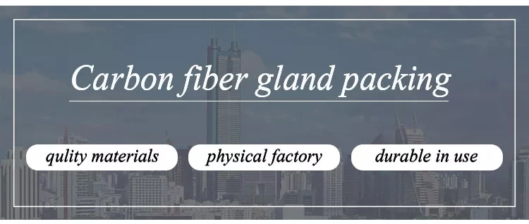 New Design Graphite/PTFE/Aramid/Carbon Fiber Gland Packing with High Quality