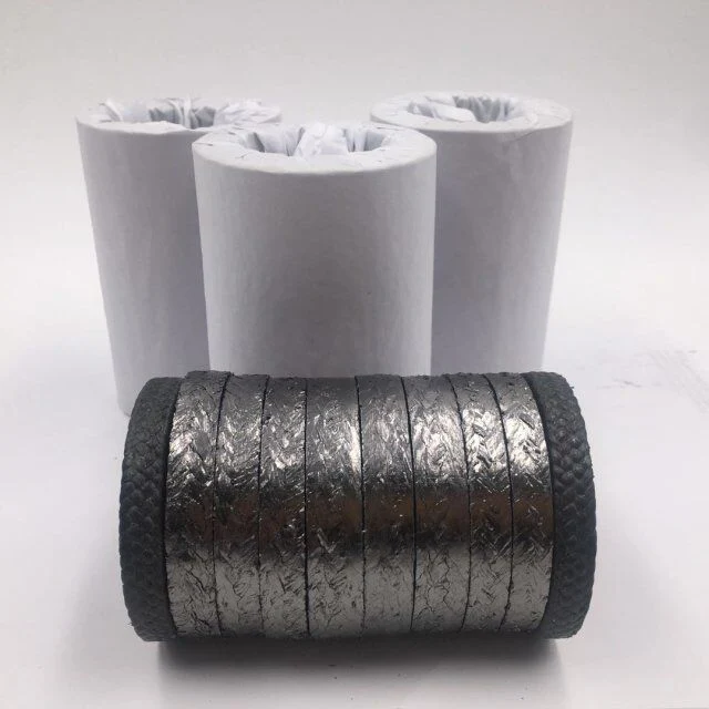 PTFE Graphite Fiber Gland Packing for Pumps Security Seal with Oil Graphite Fiber Packing