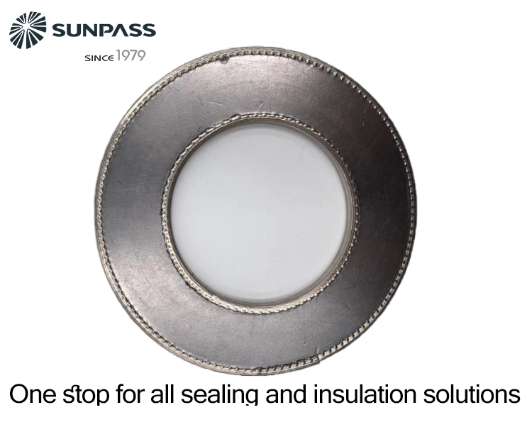 Graphite Gasket with Inner Eyelet Excellent Sealing Performance Self-Lubricating Thermal Stability Non-Fragility Corrosion Resistance