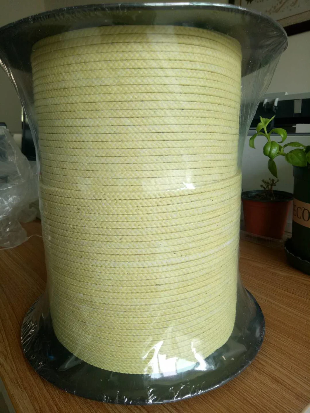 Grain Sealing Aramid Fiber Gland Packing Wear Resistant with Lubricant and PTFE