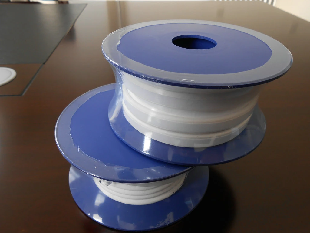 White Expanded PTFE Elastic Ribbon/ Tape/ Band for Industrial Seal