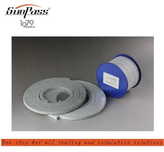 Chrysotile Crisotilo Asbestos Fiber Braided White PTFE Impregnation with Without Oil Lubricant Packing