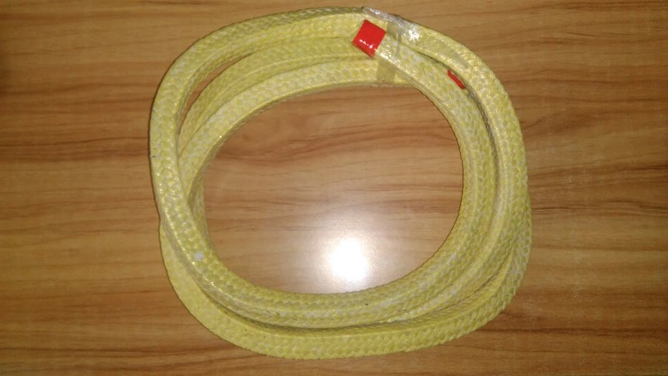Grain Sealing Aramid Fiber Gland Packing Wear Resistant with Lubricant and PTFE