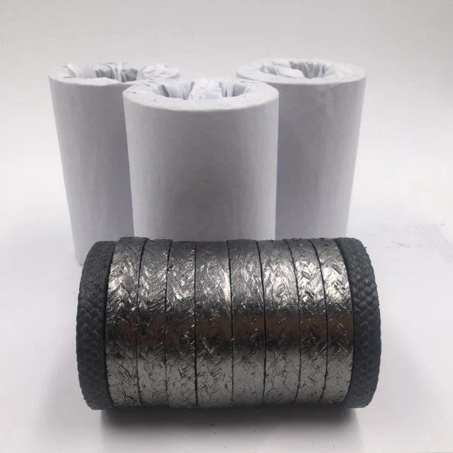 Qualitfiled Reinforced Graphite Tape Carbonized Gland Packing Braided Carbon Fiber Packing Graphite Fiber Packing