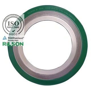 Metallic Gasket Maker Round Type Graphite PTFE Filler Material Flange Pipe Spiral Wound Gasket